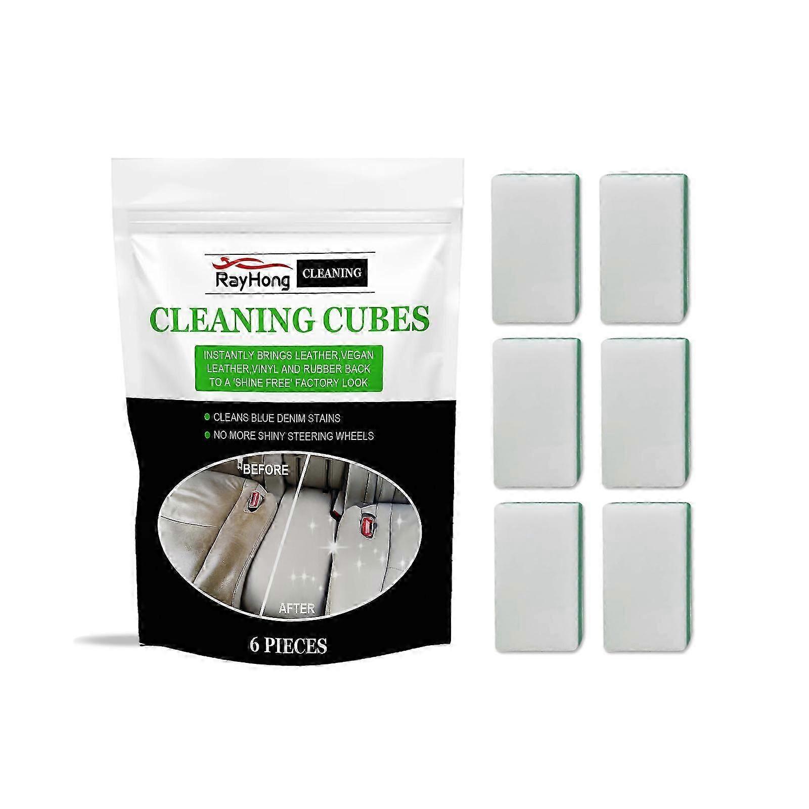 Leather Cleaning Wipes 6 Pack  Easy, Moisturizing, Restores Shine & Protects Car Interior