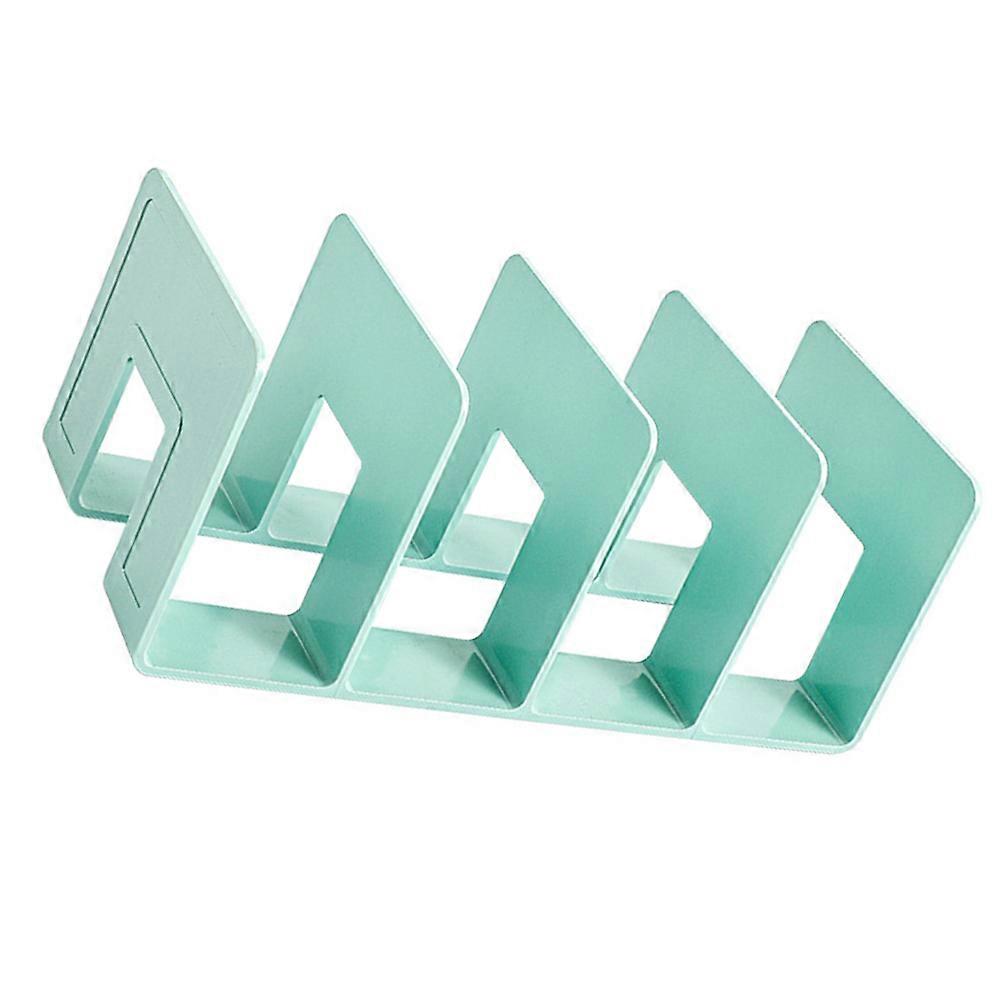 Reading Bookshelf Plastic Book Holder for Neat Desktop Storage