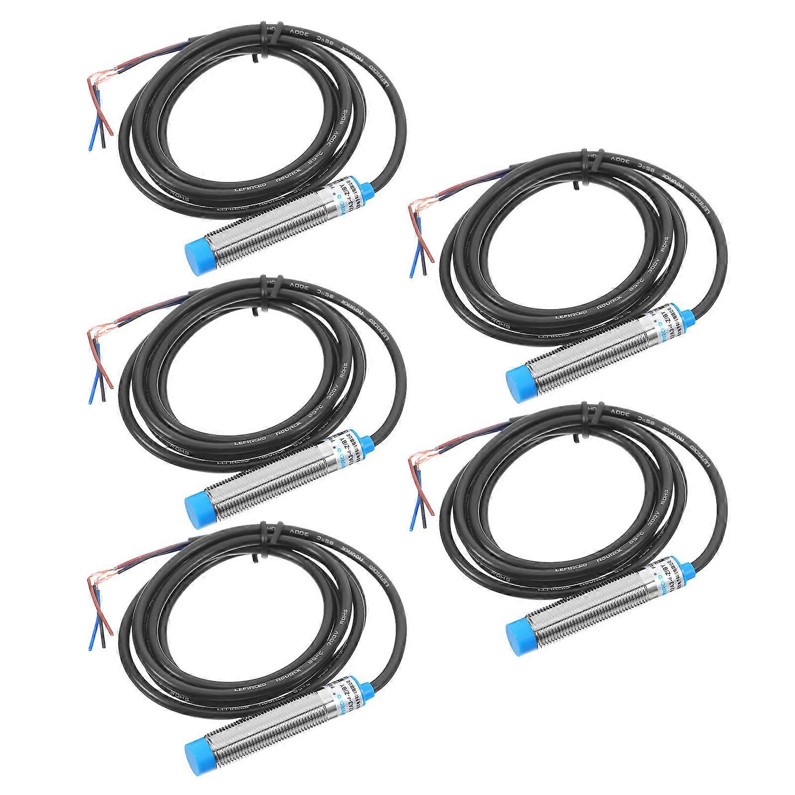 Proximity Sensor Inductive Detection 5Pcs for Industrial Automation