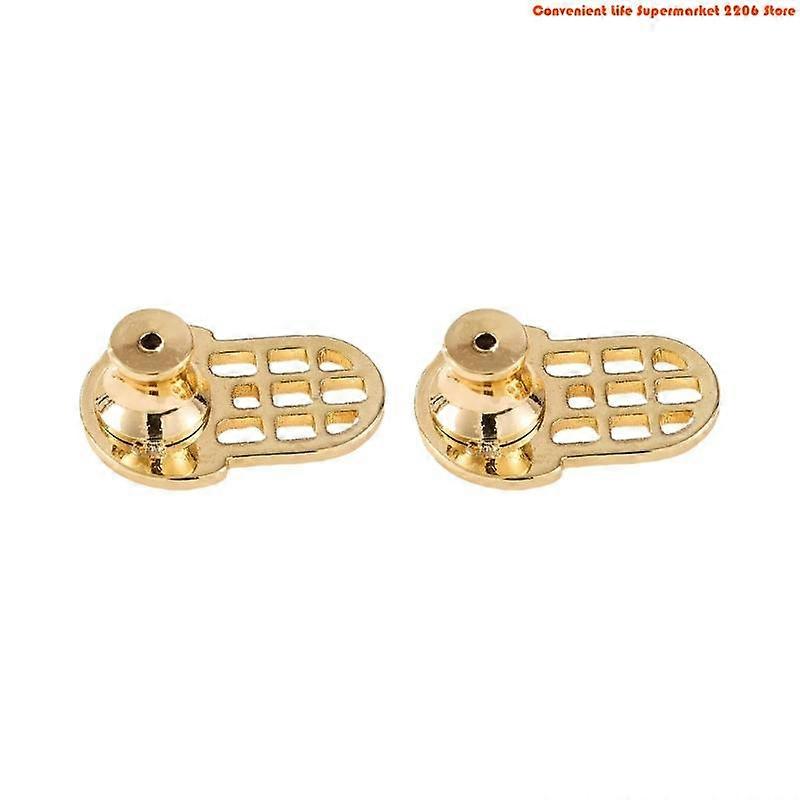 E06E Secure Locking Earring Backs Sturdy Earring Supports For Heavy Earrings Sturdy Mesh Design Sophisticated Comfort Fit