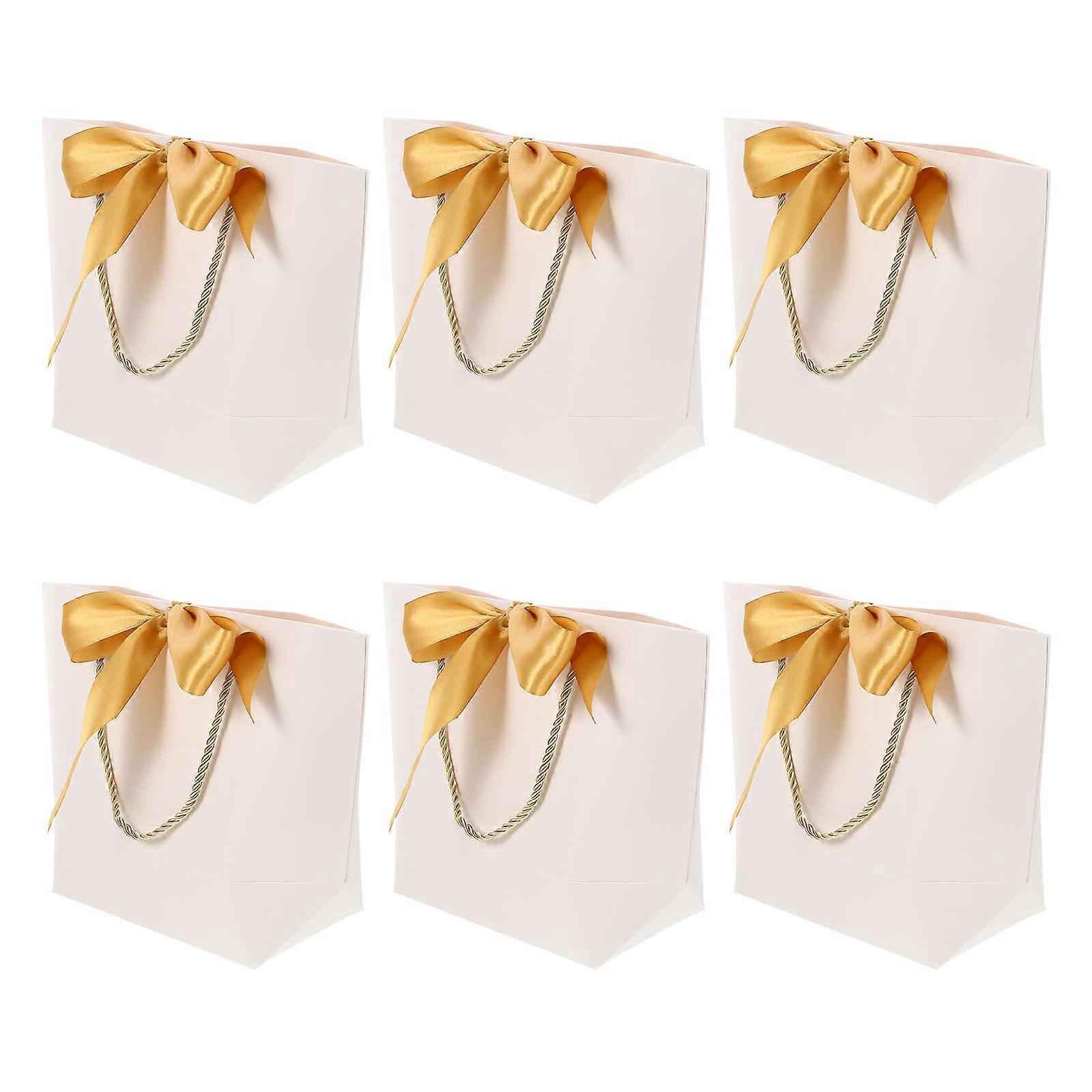 Paper Bag for Storage Use Containing 6Pcs Portable Shopping Bags