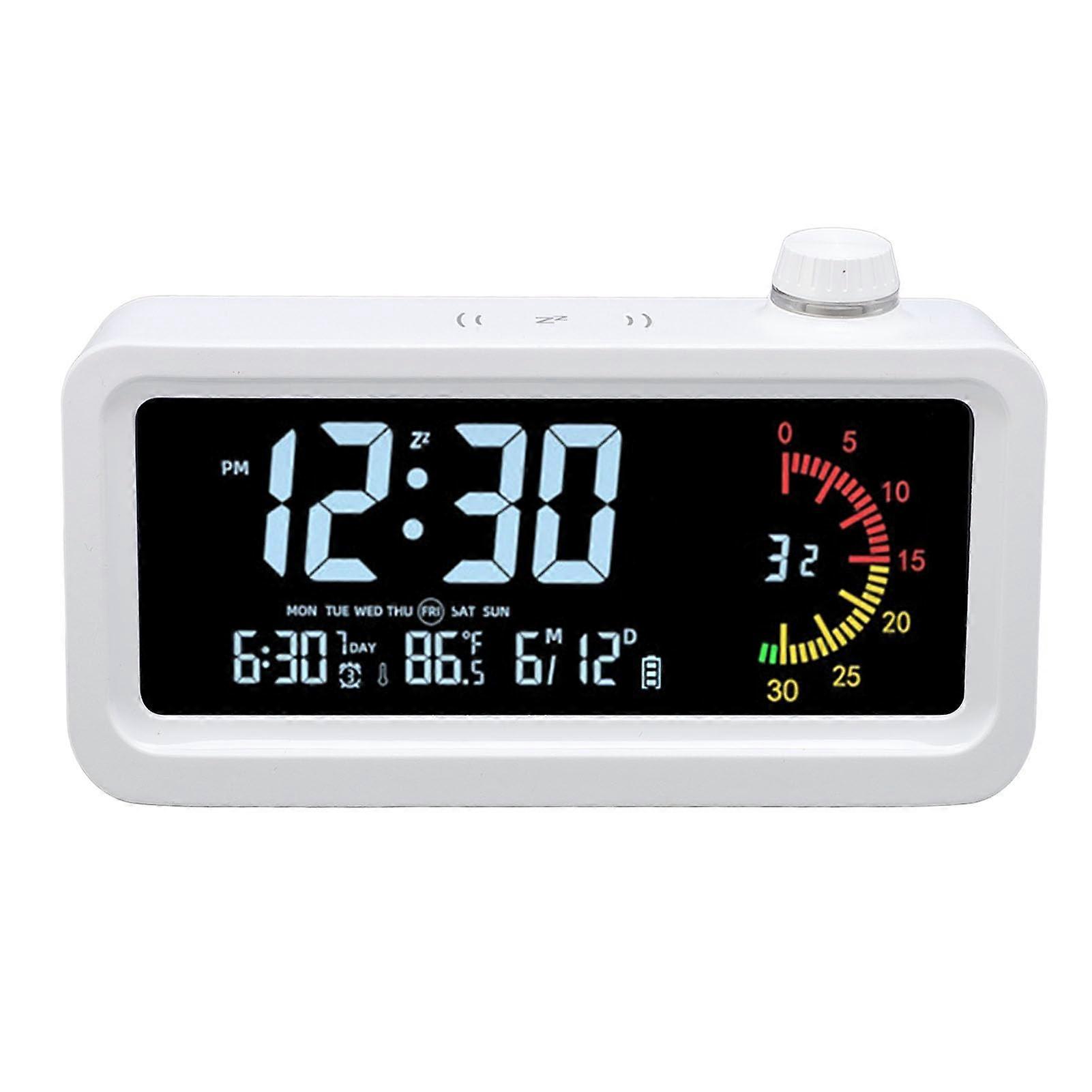 Digital Alarm Clock for Heavy Sleepers with Dual Alarms, Loud Sound, Temperature and Timer Display