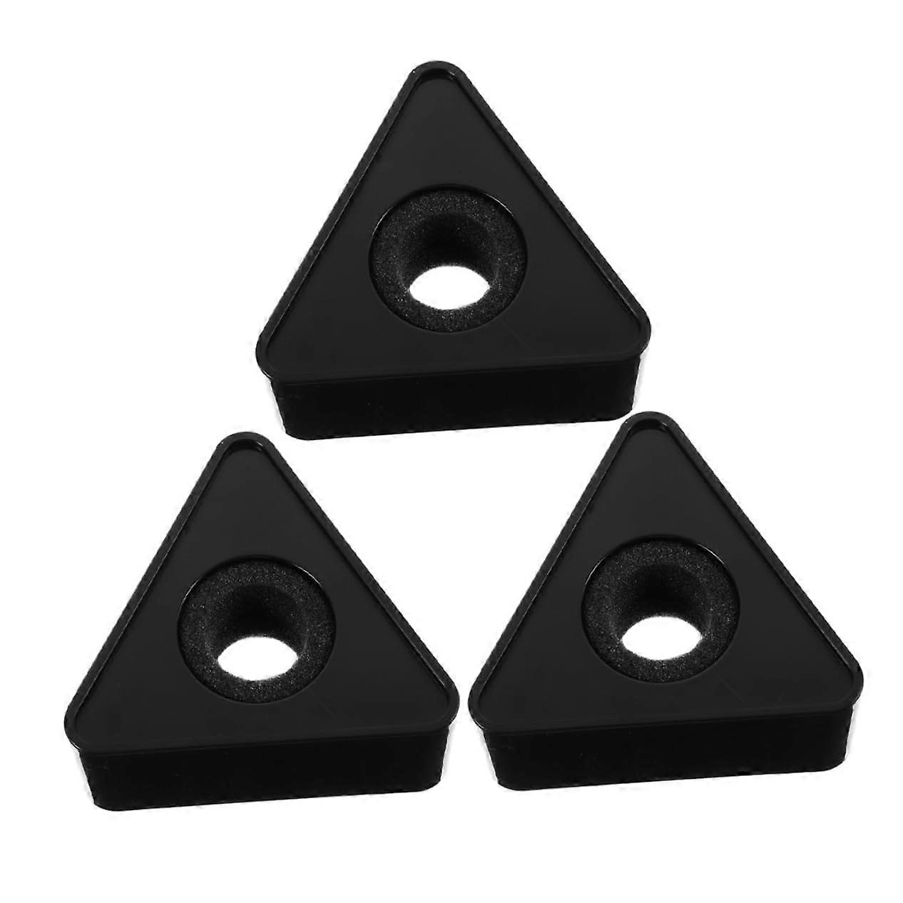 Microphone  Flags Set 3Piece Triangular Stands For Professional Interviews And Public Speaking