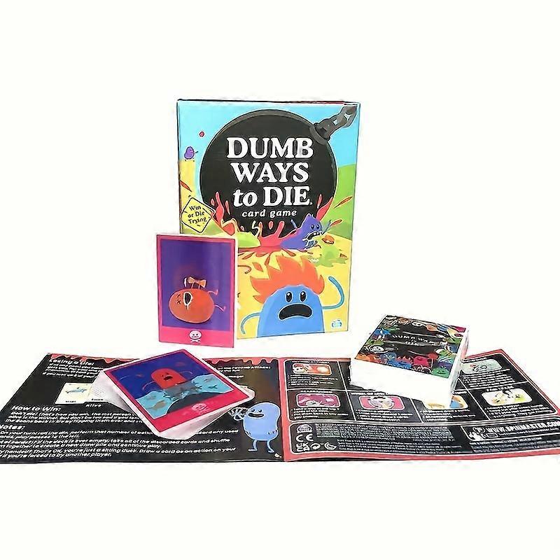 DUMB WAYS TO DIE Jeu de cartes de f��te interactif �C Parfait pour les r��unions de famille, les anniversaires et les vacances (jeu de f��te, ca
