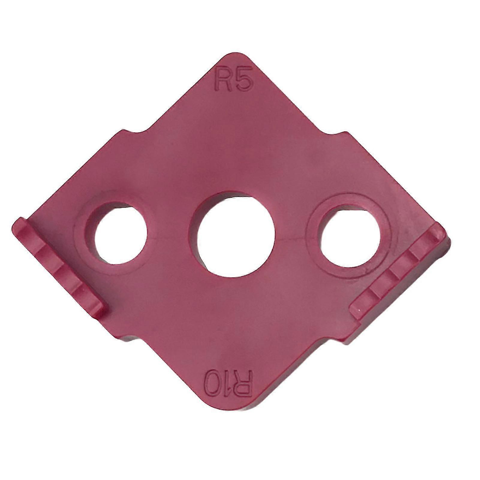 Router Template R Angle Semi-circle 3 Holes High Accuracy Labor-saving Abrasion Resistance Arc Router Locator For Carpentry