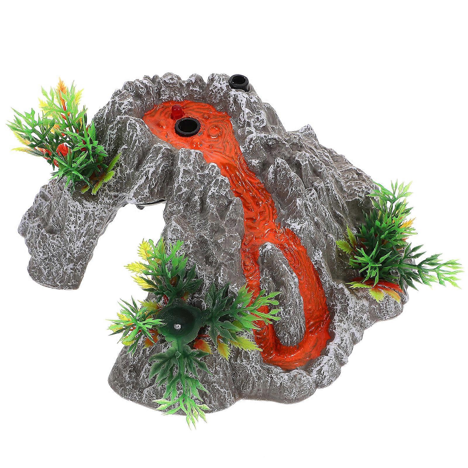 DIY Painted Volcano Toy for Exploration 1Set with Realistic Mist