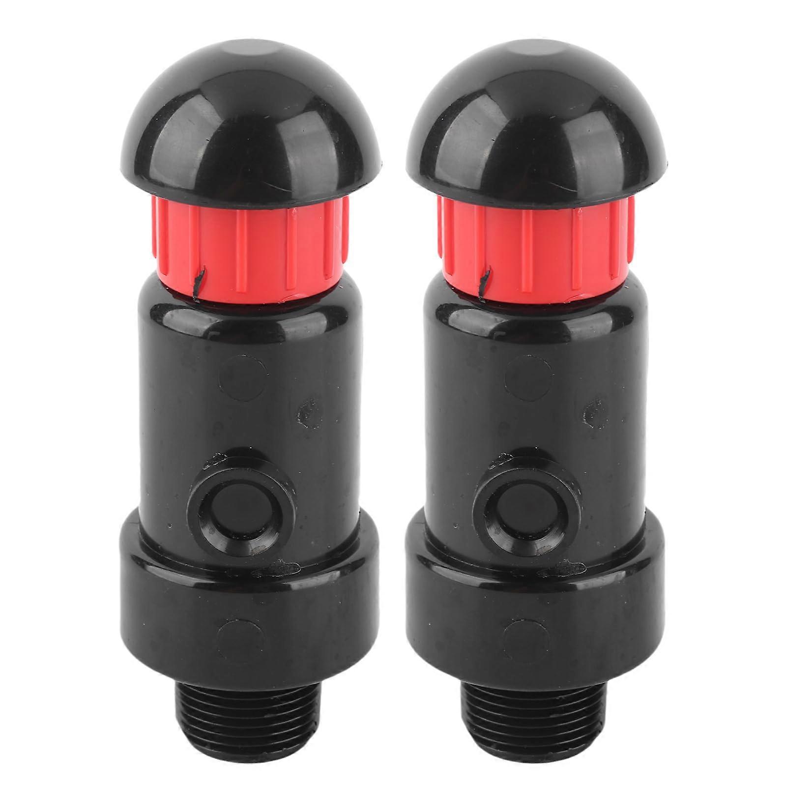 2Pcs Automatic Air Vent Valve G3/4 Thread for Irrigation System with Leak Prevention Seal