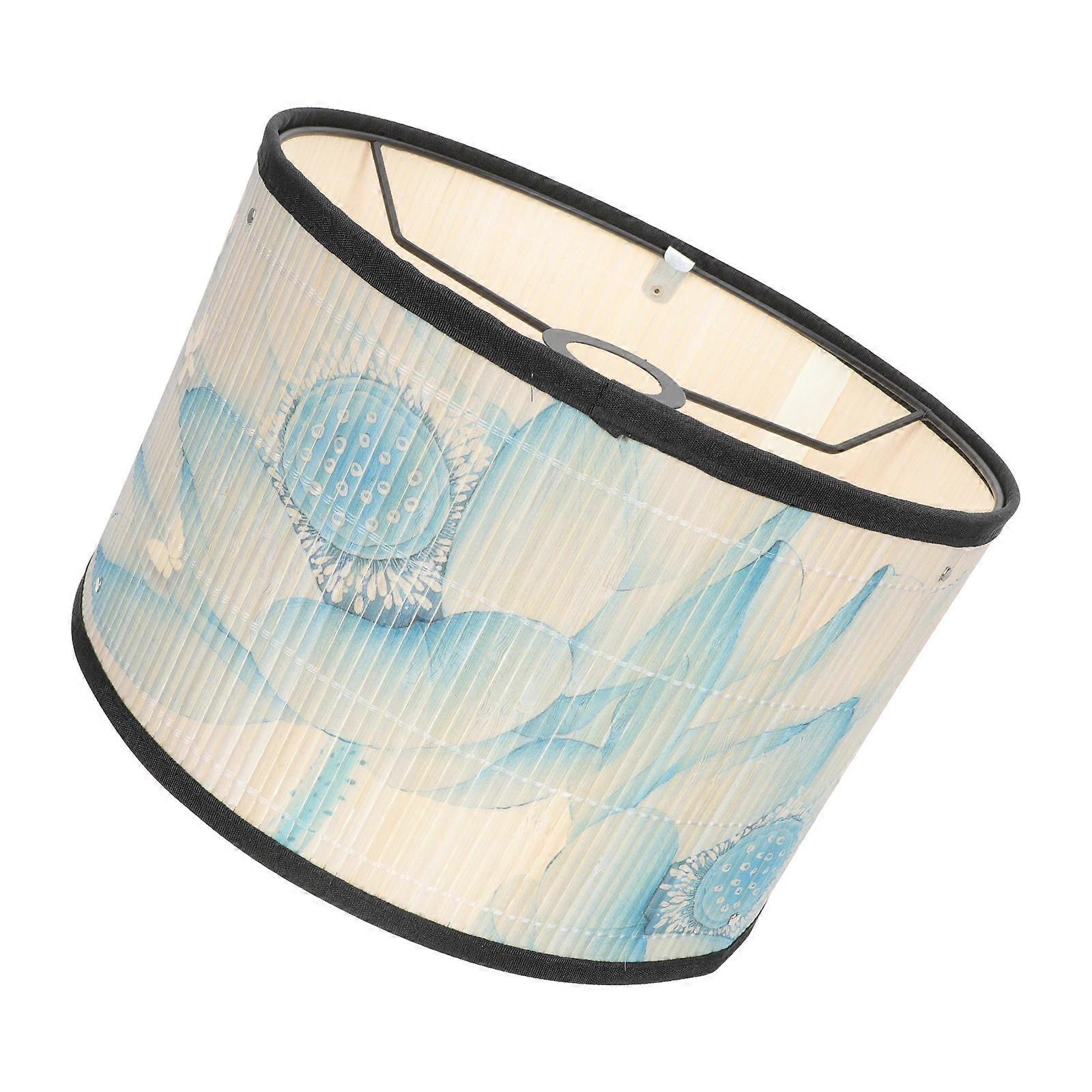 Table Light Shade Creative Lampshade Floor Lamp 30x30cm Bamboo Diffusion Bedroom 1Set