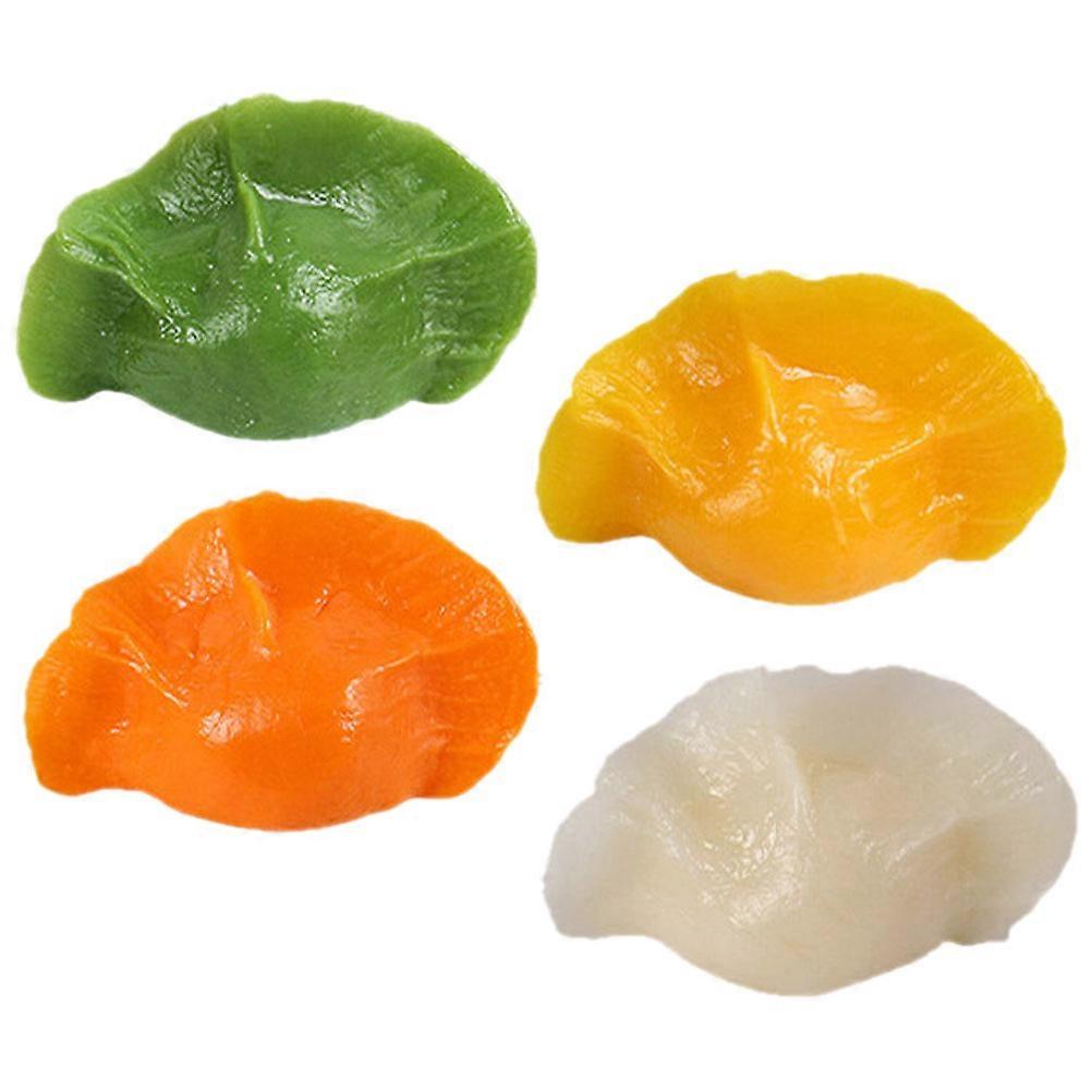 Artificial Dumpling Model Fake Dumpling for DIY Use 4Pcs Pack
