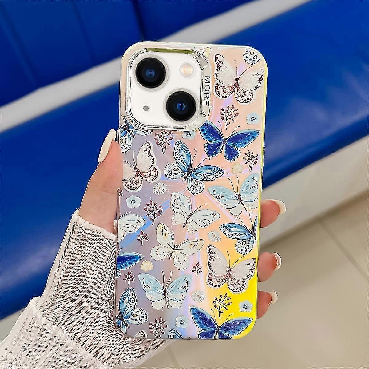 Electroplating Laser Butterfly Phone Case 2025