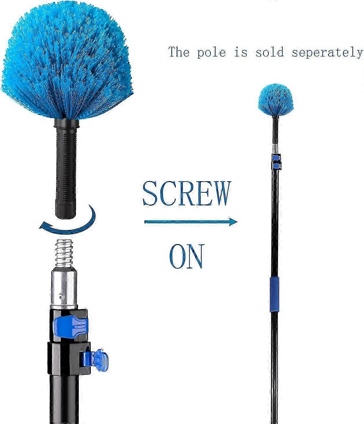 2026 Screwable spider web dusting brush heading (not directly included)