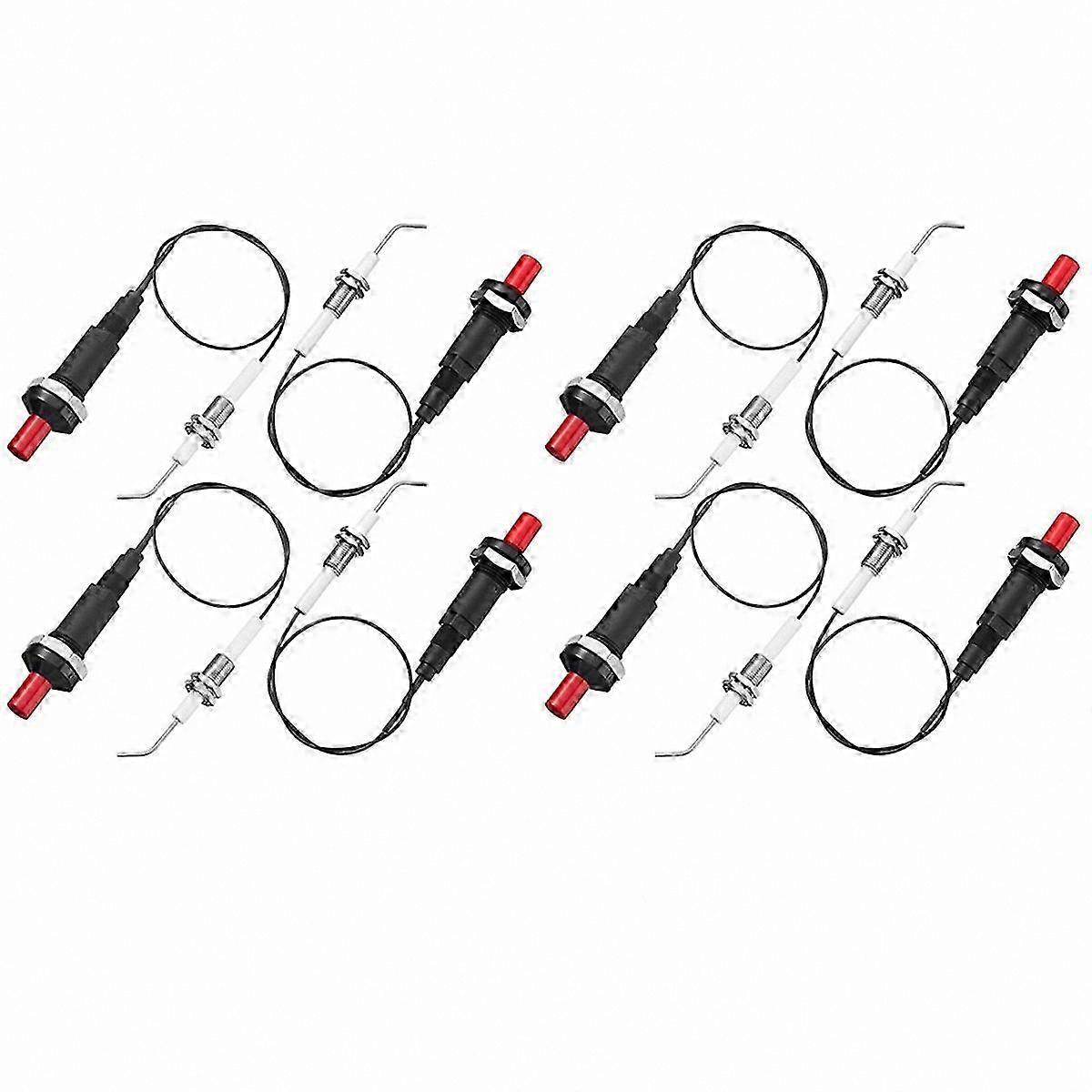 8-Piece Piezo Igniter Kit with Ceramic Electrode and Ignition Plug Wire