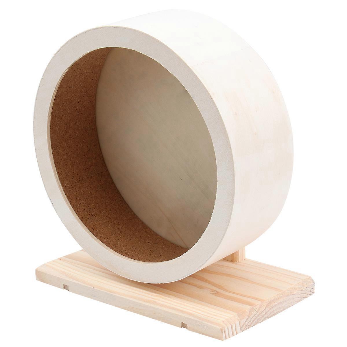 Non Run Disc Wooden Exercise Wheel for Small Pets for Exercise Use