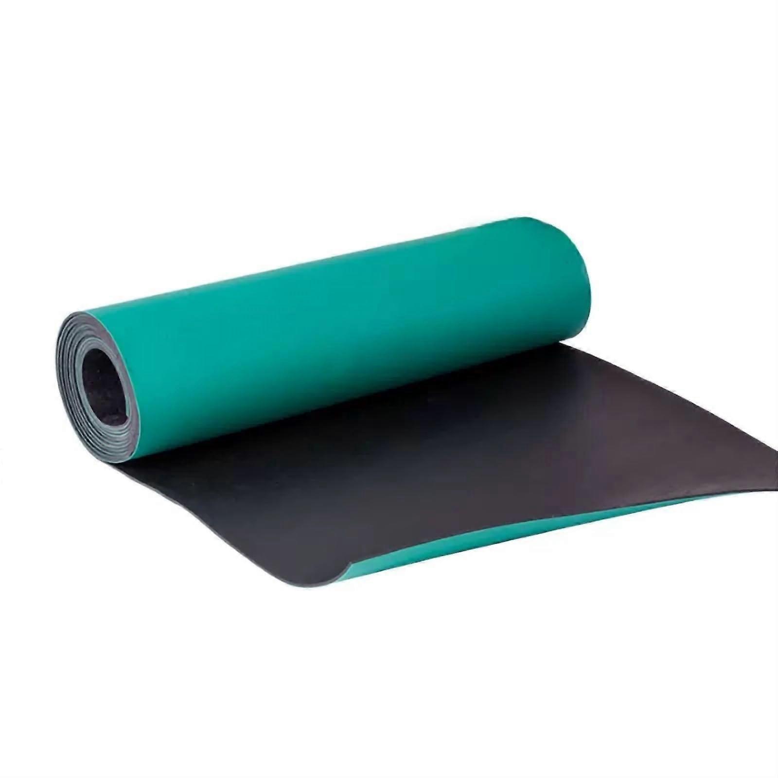 Extra Large ESD Soldering Mat with AntiStatic and HeatResistant Surface for Electronics Work, 2x33ft Green
