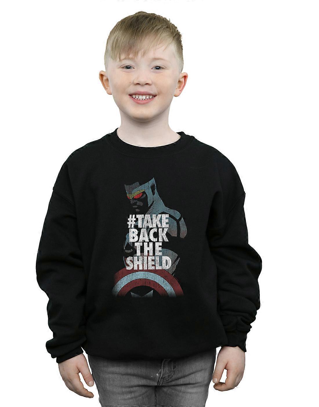 Marvel Boys Capitán América Sam Wilson Take Back The Shield Sweatshirt