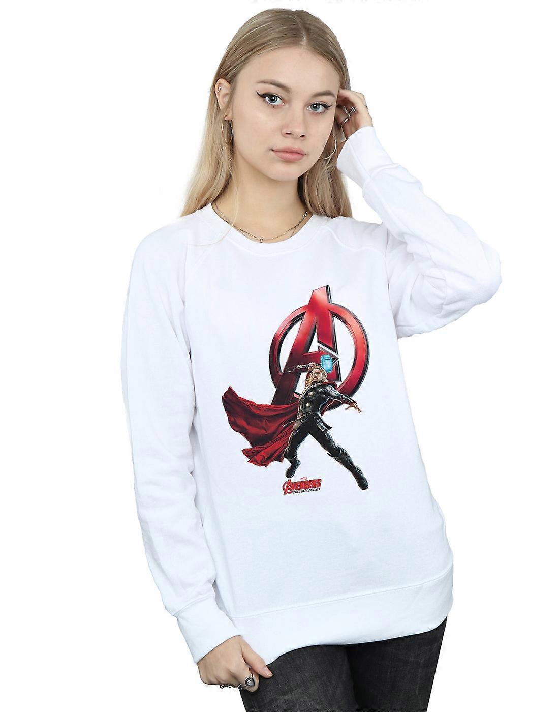 Marvel Women's Thor Pose Sweatshirt