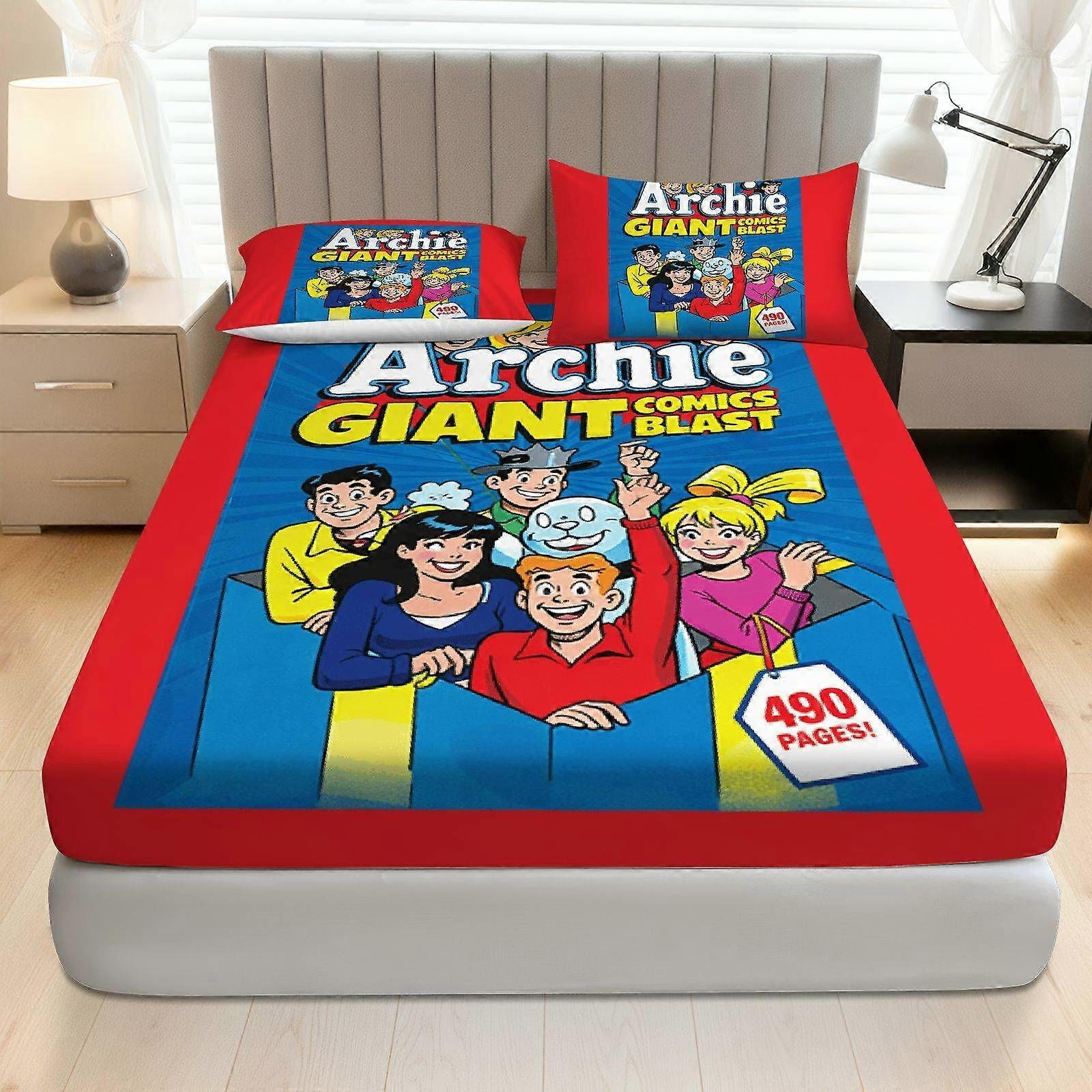 3pcs Comic Classic Character Fitted Sheet Set  Coreless Fun Theme