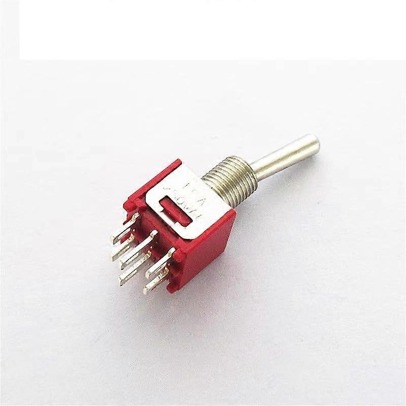 KLS202/A1 5mm Button Toggle Switch 6 Pin 2 Gear Rocker 1.5A 250V Easy Control