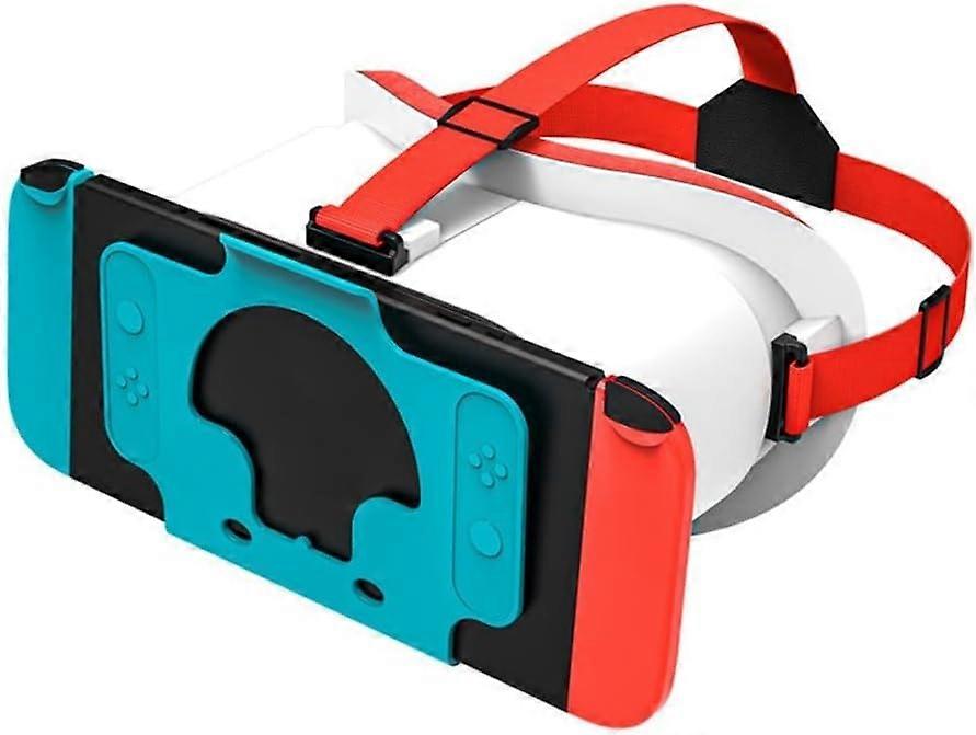 VR Headset for Nintendo Switch with Adjustable HD Lenses and Comfortable Strap Orange