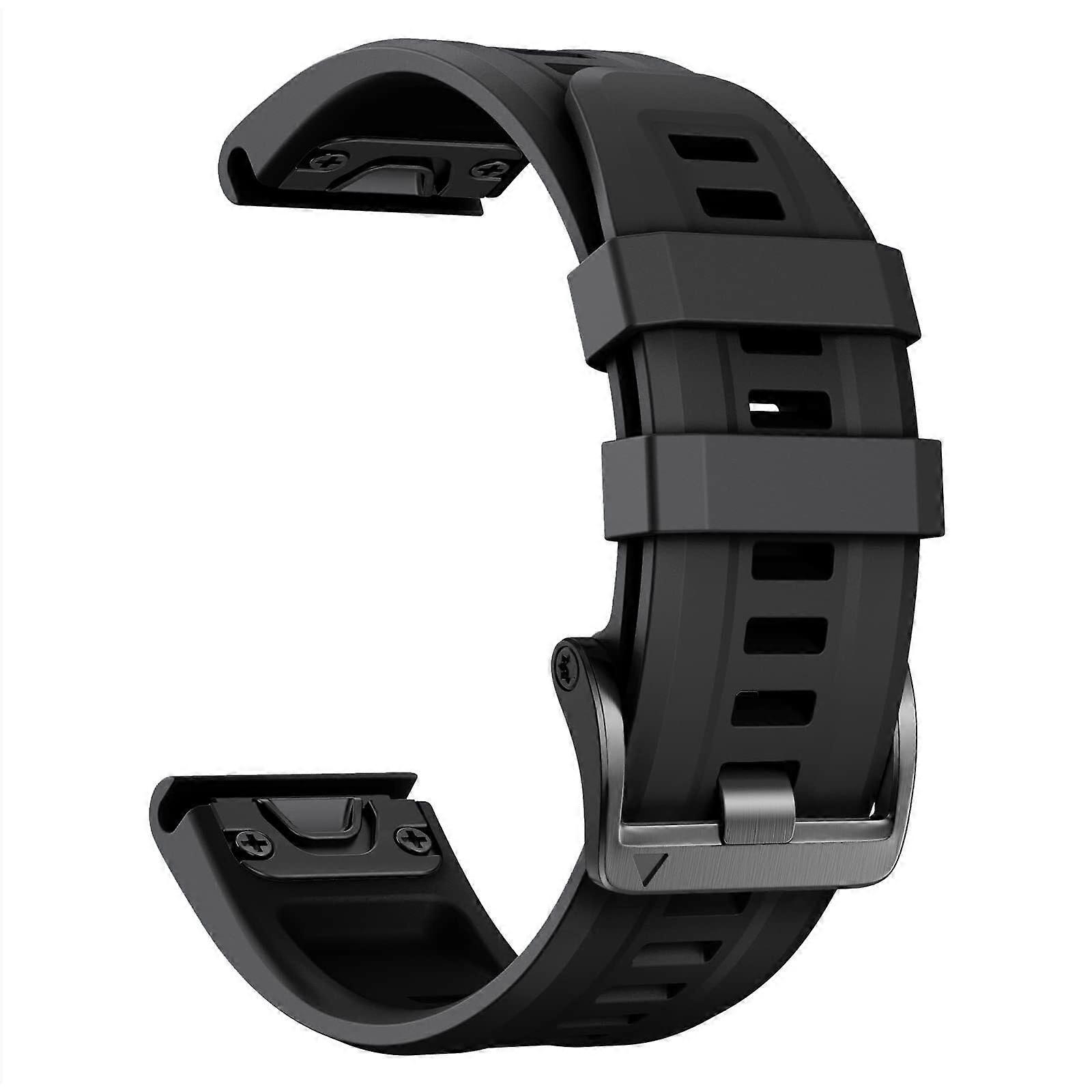 26mm Silicone Replacement Strap for Garmin Fenix7X Fenix5X6X Plus Pro Quick Fit Durable