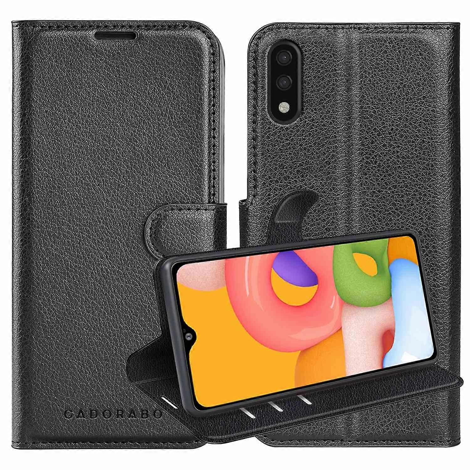 Samsung Galaxy A01 Case - Protective Case with Card Slots and Stand Function