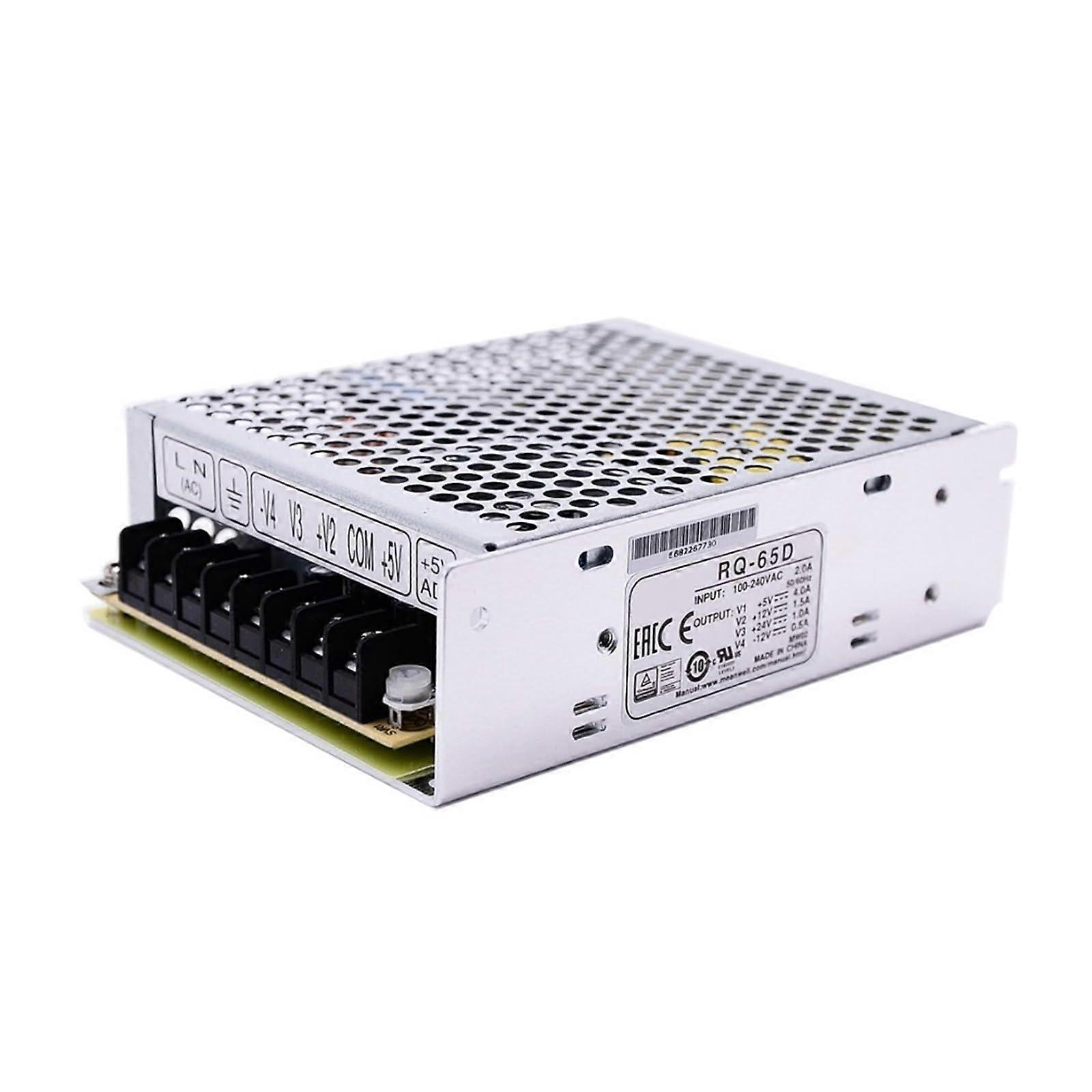 RQ65D Quad Output Switching Power Supply 65W Stable Voltage Compact Durable Design