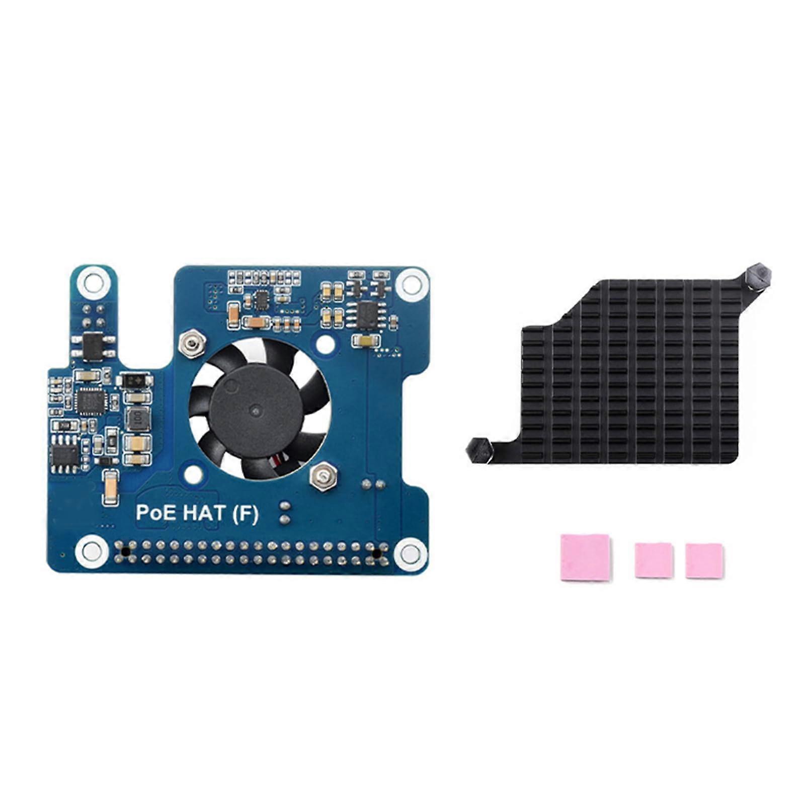Power over Ethernet HAT 802.3af/at Compact PoE Expansion Board for Raspberry Pi