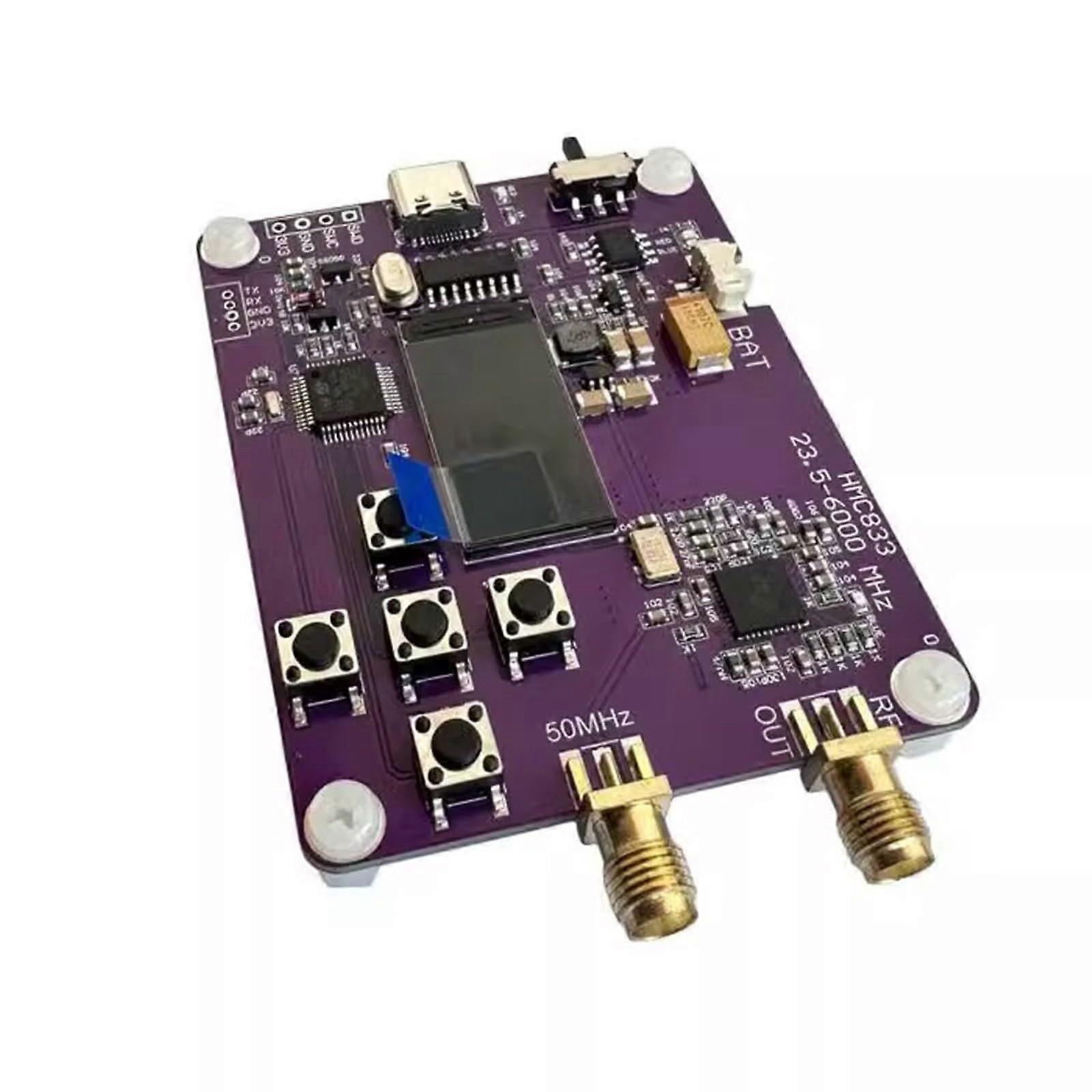 6GHz RF Signal Generator 23.56000MHz  Precision Programmable Module with Display