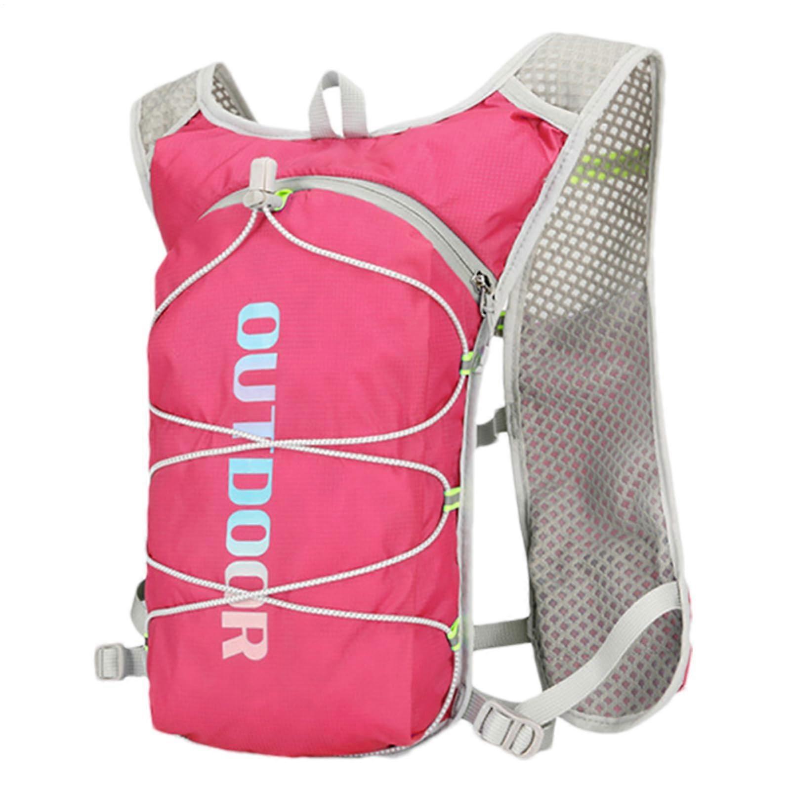 Hydration Backpack with Reflective Strips, Waterproof Breathable Mesh Vest for Running and Cycling