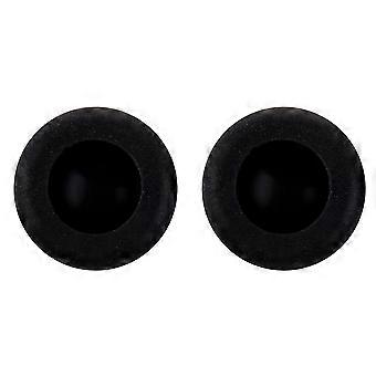 2X Game Thumbstick Joystick Grip Case Cap Cover til PS2 PS3 Xbox 360 Controller - Sort