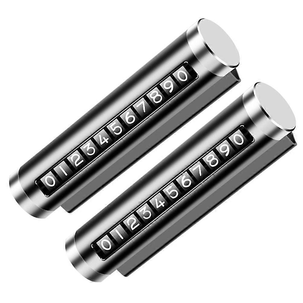 Temporary Car Phone Accessory for Parking 2Pcs Rotatable