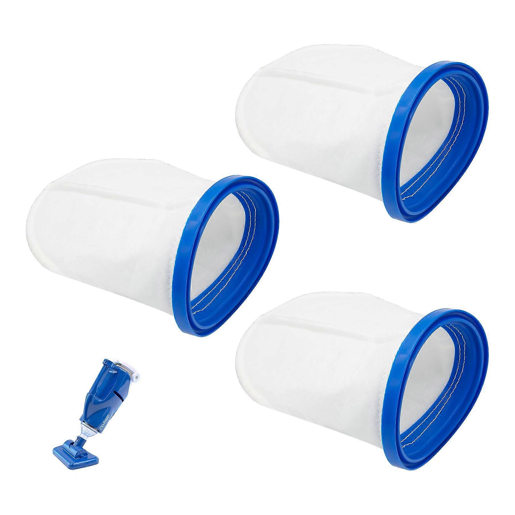 Pool Vacuum Filter Bag 3 Pack with Durable Multilayer Design, for Pool Blaster Max and Handheld Vacuums