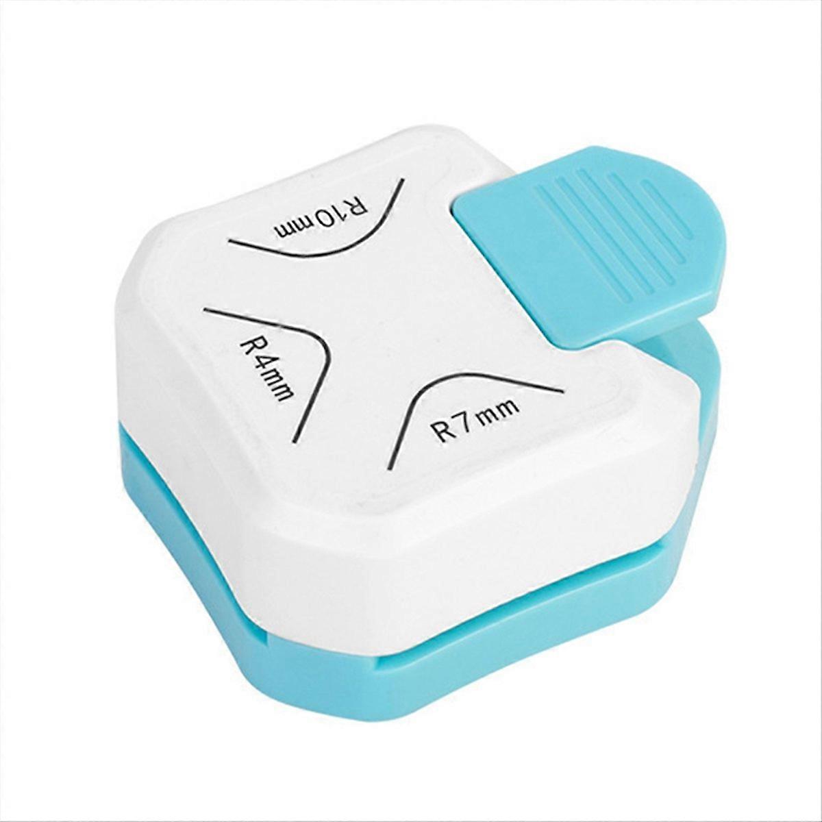3 Way Chamfer Corner Punch,Craft Paper Corner Cutter,White