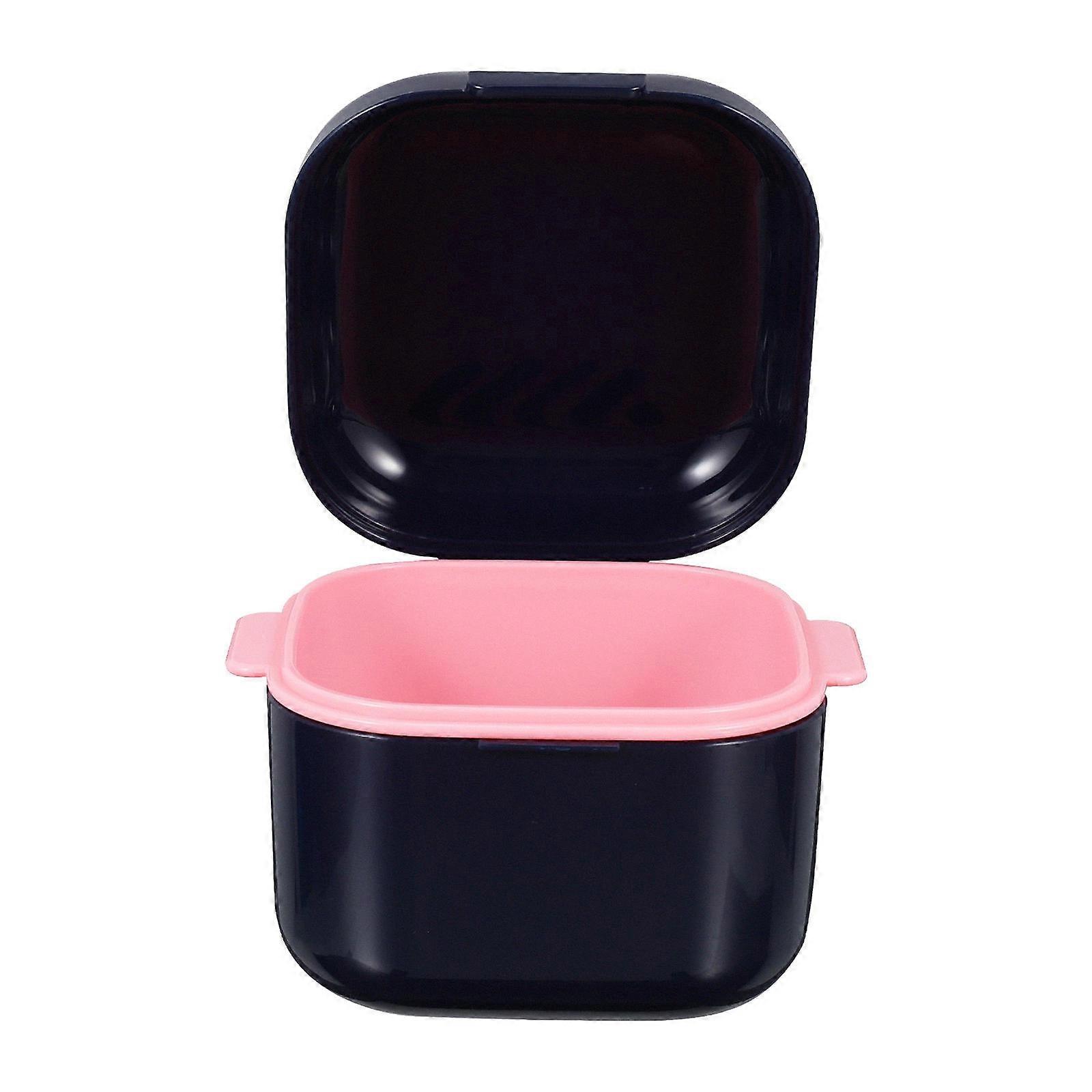 Protective Denture Case Retainer Storage Box for Daily Use Blue