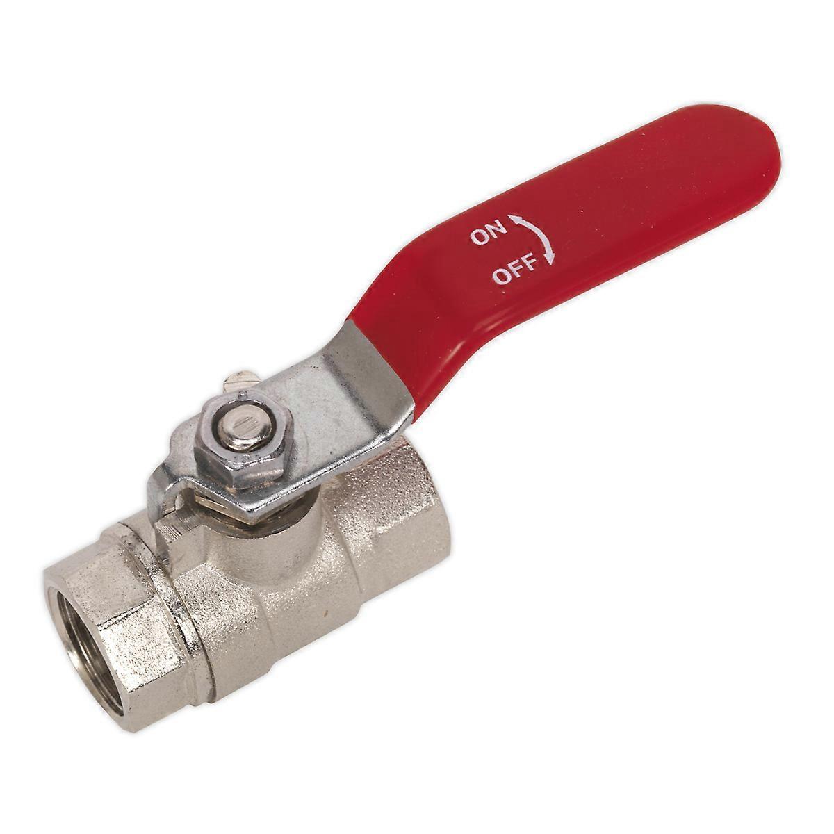 Sealey Sa907 Lever Ball Valve 3/8In Bsp (F) X 3/8In Bsp (F)