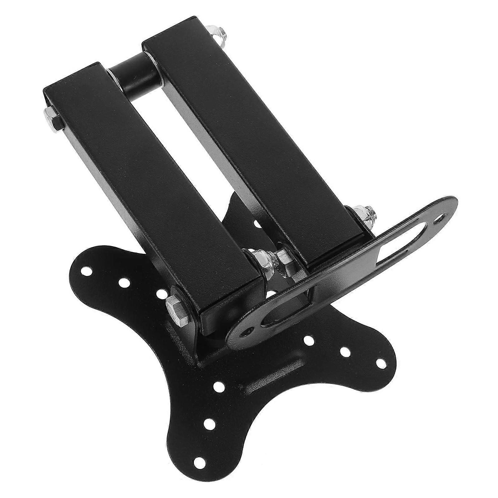 Adjustable TV Wall Mount Bracket for 1424 Inch Screens, SpaceSaving Black Iron Support