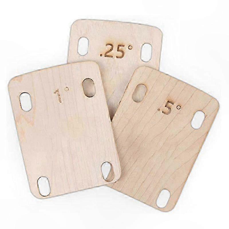 3 Piece Solid Maple Guitar Neck Pad for Bolt-on Neck Protection