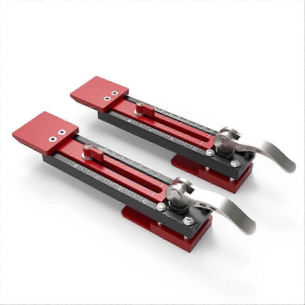 2pc Wall Aluminum Adjustable Stepped Board Install Jig