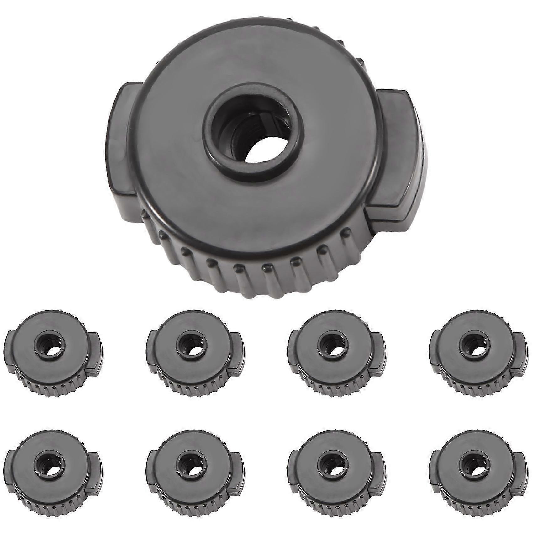 9Pcs ABS Drum Set Quick Release Nuts Cymbal Quick Assembly Drum Mate