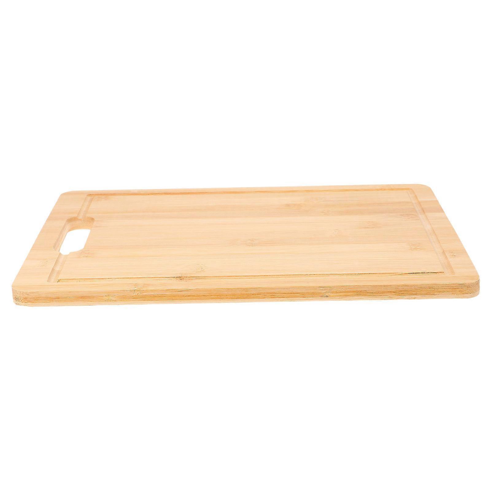 Bamboo Cutting Board for Kitchen Use Khaki Solid Material