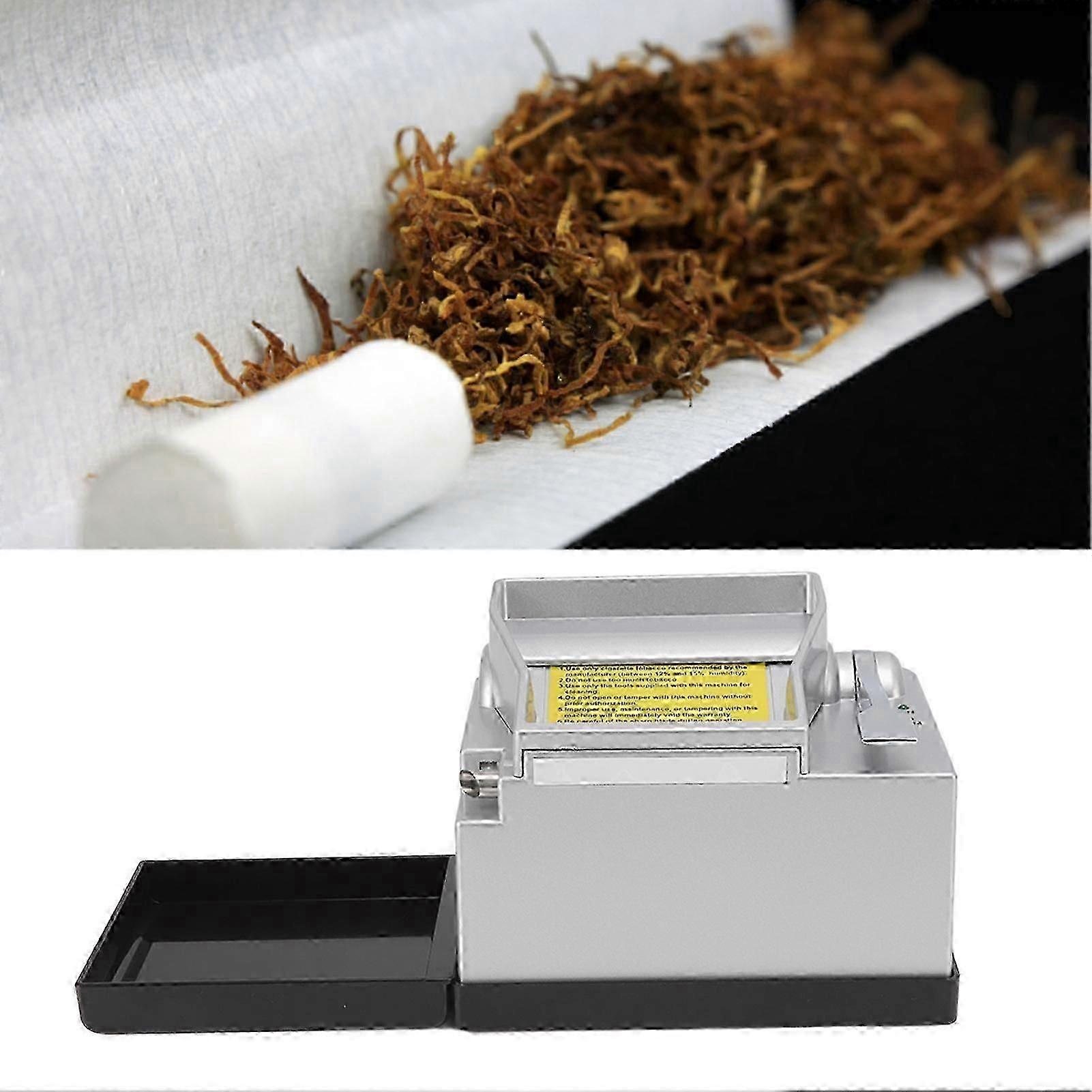 Cigarette Injector Machine Silver Automatic Cigarette Roller for Home -New 5-5