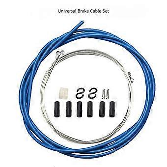 Due set di tubi per tubi freno per mountain bike Linea del cambio per bici da strada Linea del freno per bici pieghevole (set di tubi freno blu/universale)