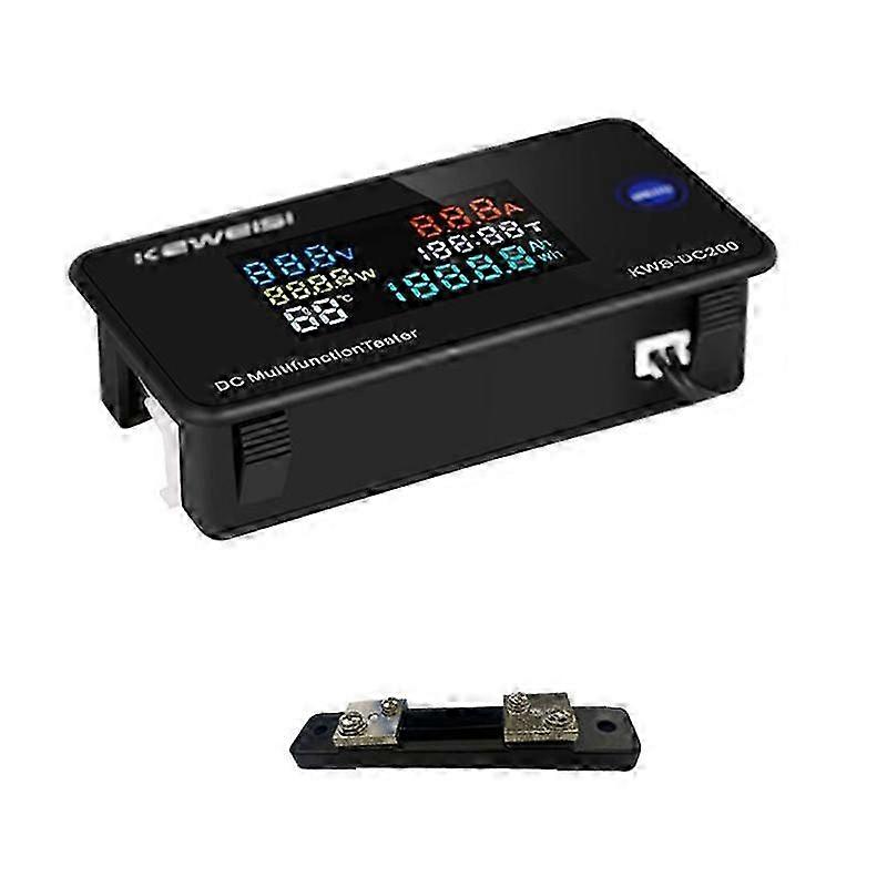 KEWEISI DC 0-200V Voltmeter Ammeter KWS Meter,50A