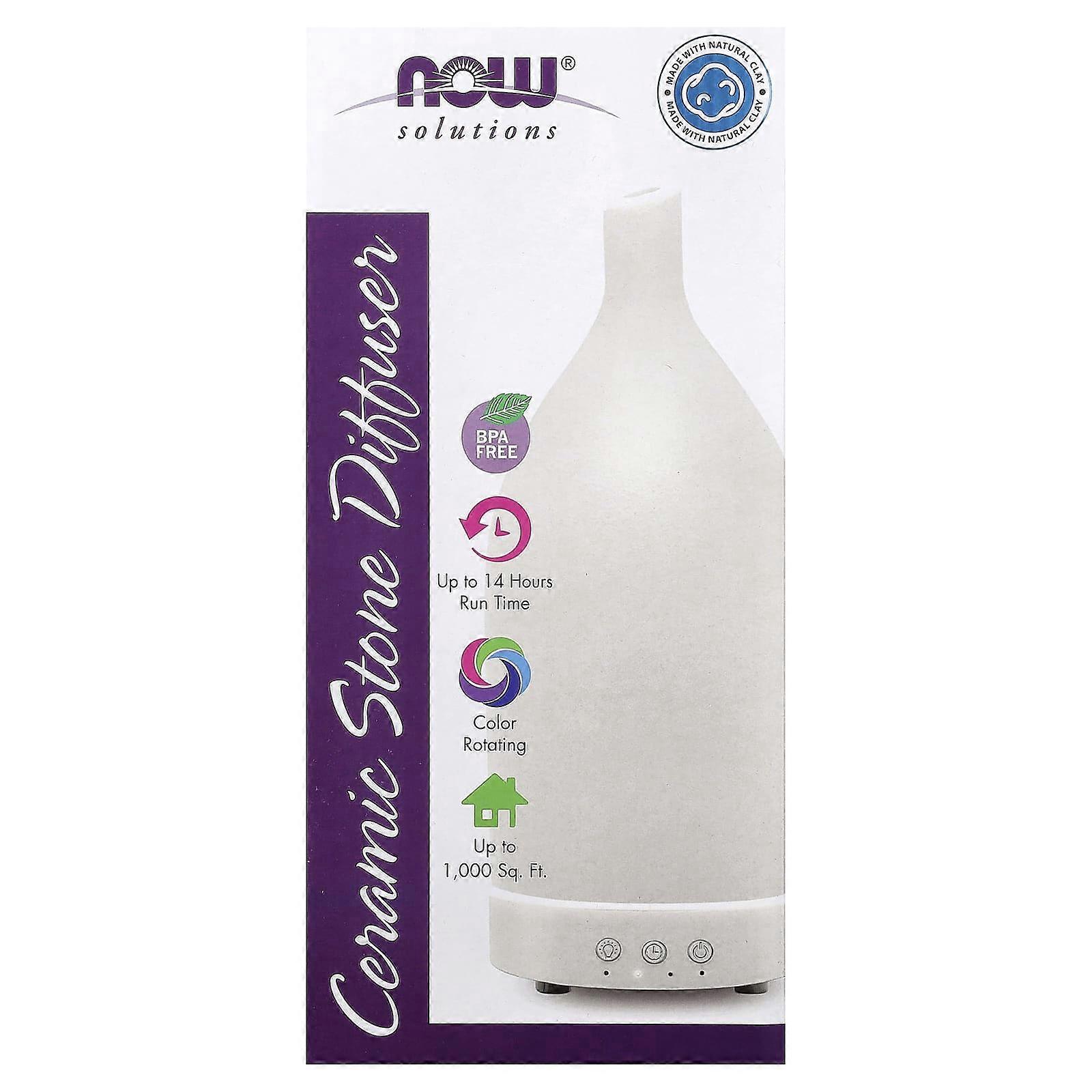 NOW Foods, Solutions, Ceramic Stone Diffuser, 1 Diffuser