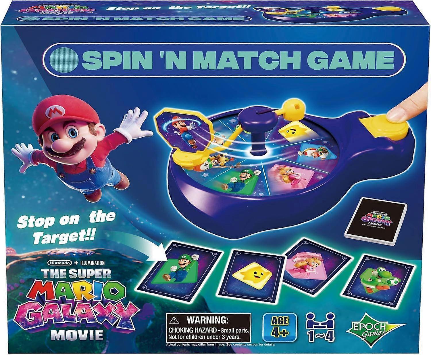 Epoch Super Mario Spin n Match Game Board Game