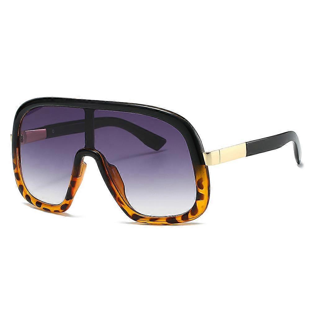 Sun Protection Oversized One Piece Shield One Piece UV400 Irregular Frame Women's Sunglasses