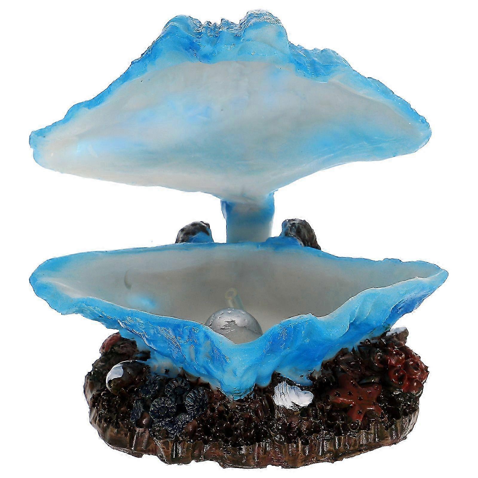 Bubble Maker Shell Decoration Artificial Shell Fish Tank Layout Prop Resin Craft Decor