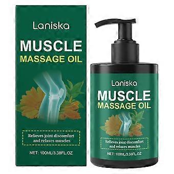 Muscle Massage Oil Natural Deep Tissue Massage Oil for Sore Muscles Non-Greasy Deep Tissue Moisturizer