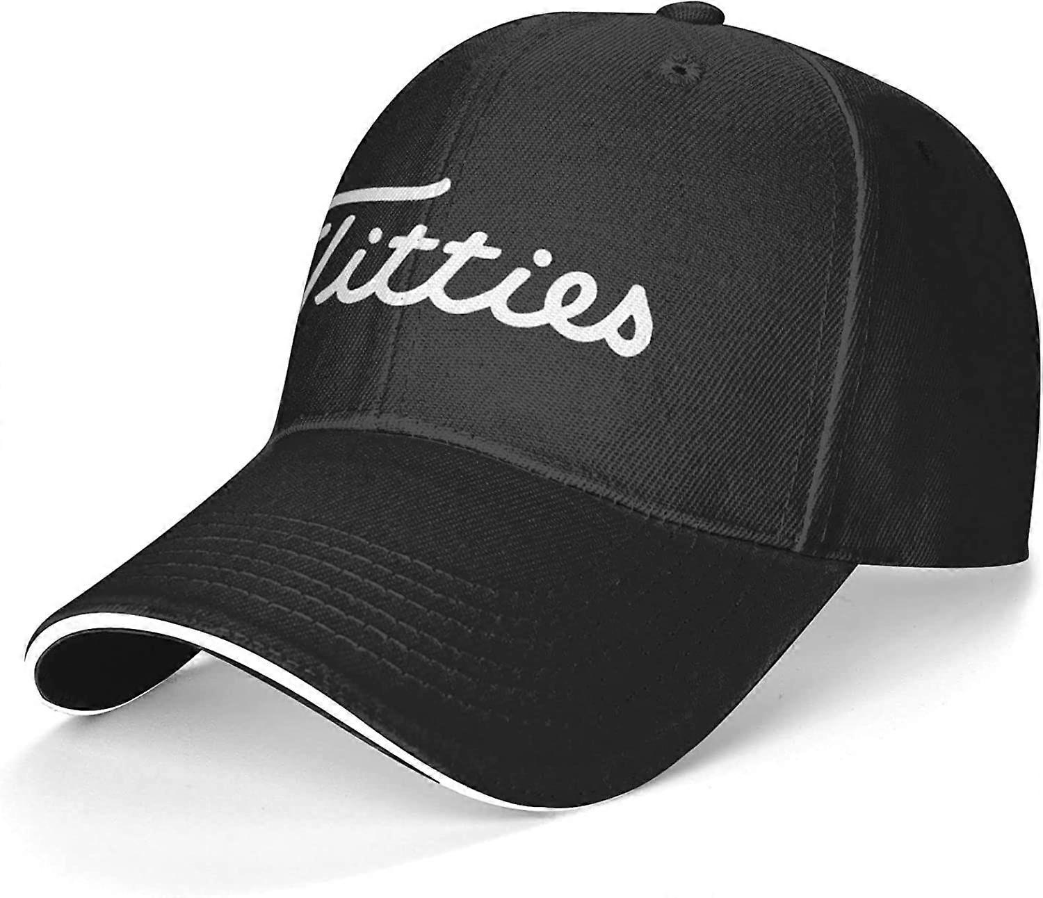 Redkid Titties Unisex Sandwich Cap Fishing Outdoor Sport Baseball Cap Sun Caps Black One Size