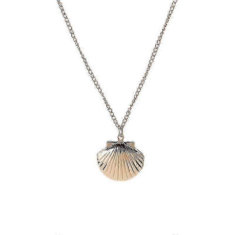 New Simple and Sweet Shell Copper Necklace